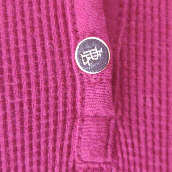 Ralph Lauren Cotton Waffle Knit Henley Midi Casual Dress size M - Picture 8 of 10